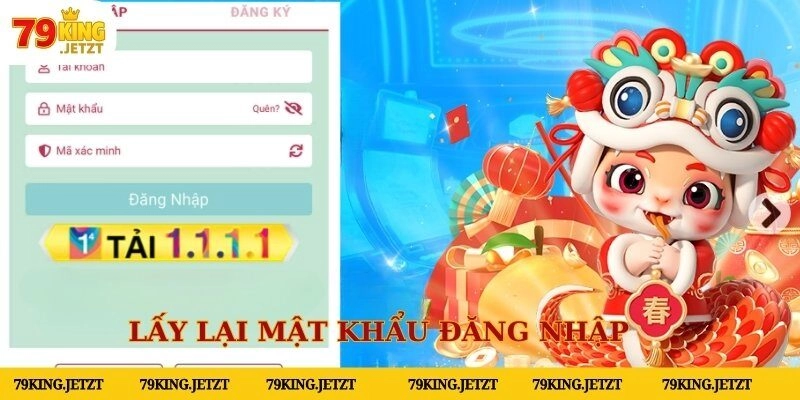 Quy trình lấy lại mật khẩu bằng thao tác đơn giản