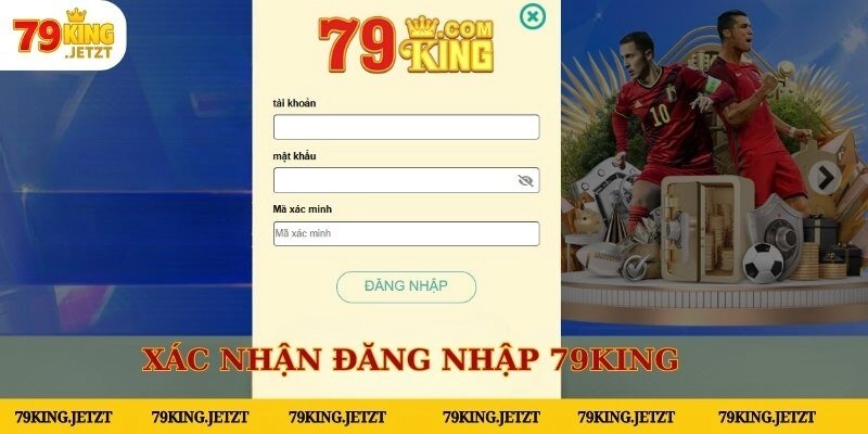 Tiến hành xác nhận thông tin để thành công vào nhà cái