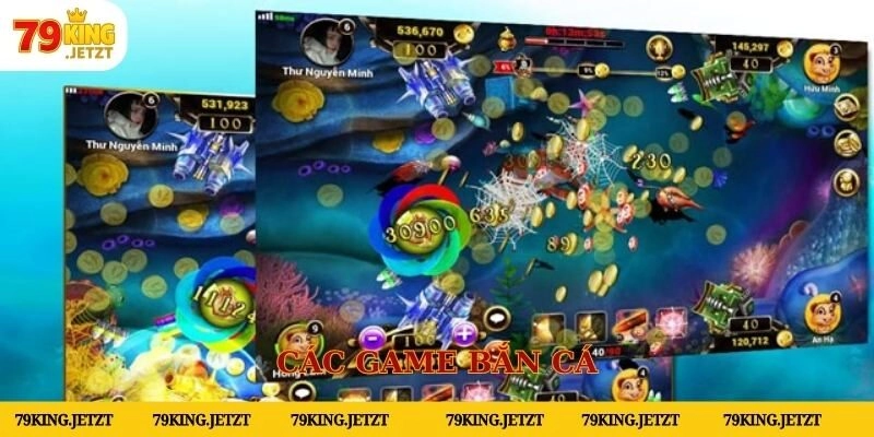 Các game bắn cá hot tại 79King