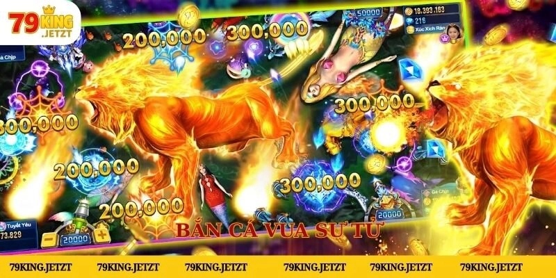 Trò chơi bắn cá vua sư tử siêu hot tại 79King